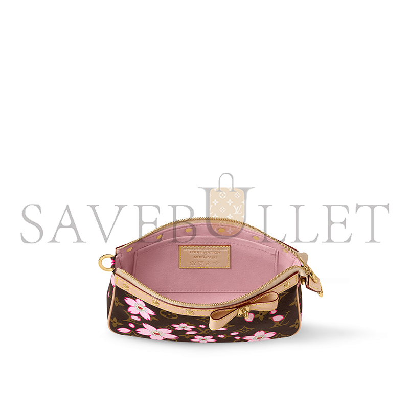 l**is V*t*n murakami lv × tm pochette accessory m13666 (22*13*4cm)